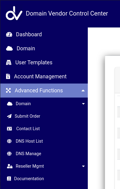 Reseller Control Center